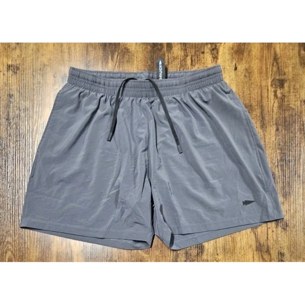 GORUCK Tough Stretch 5" Athletic Shorts Gray  Workout Gym Active Lined Medium